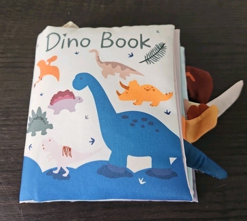 Soft Baby Dinosaur Book Touch & Feel Crinkle Book